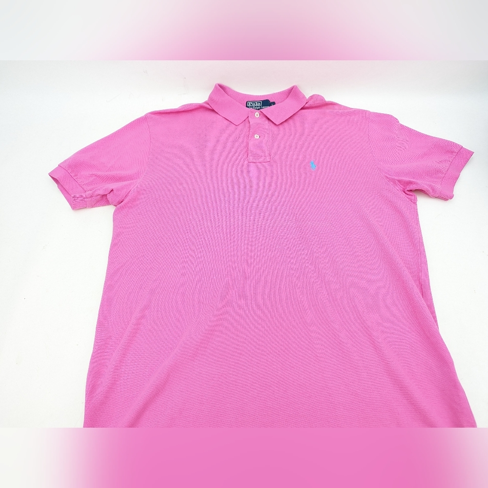 Men's Polo Ralph Lauren Shirt Pink Large